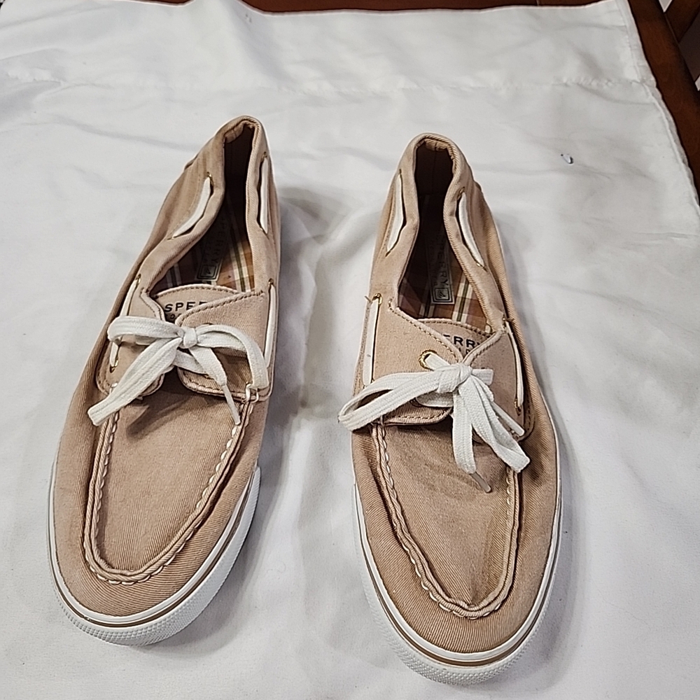 Sperry Men's Cream Boat Shoes